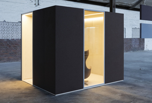 Arbeit mit akustischem Design