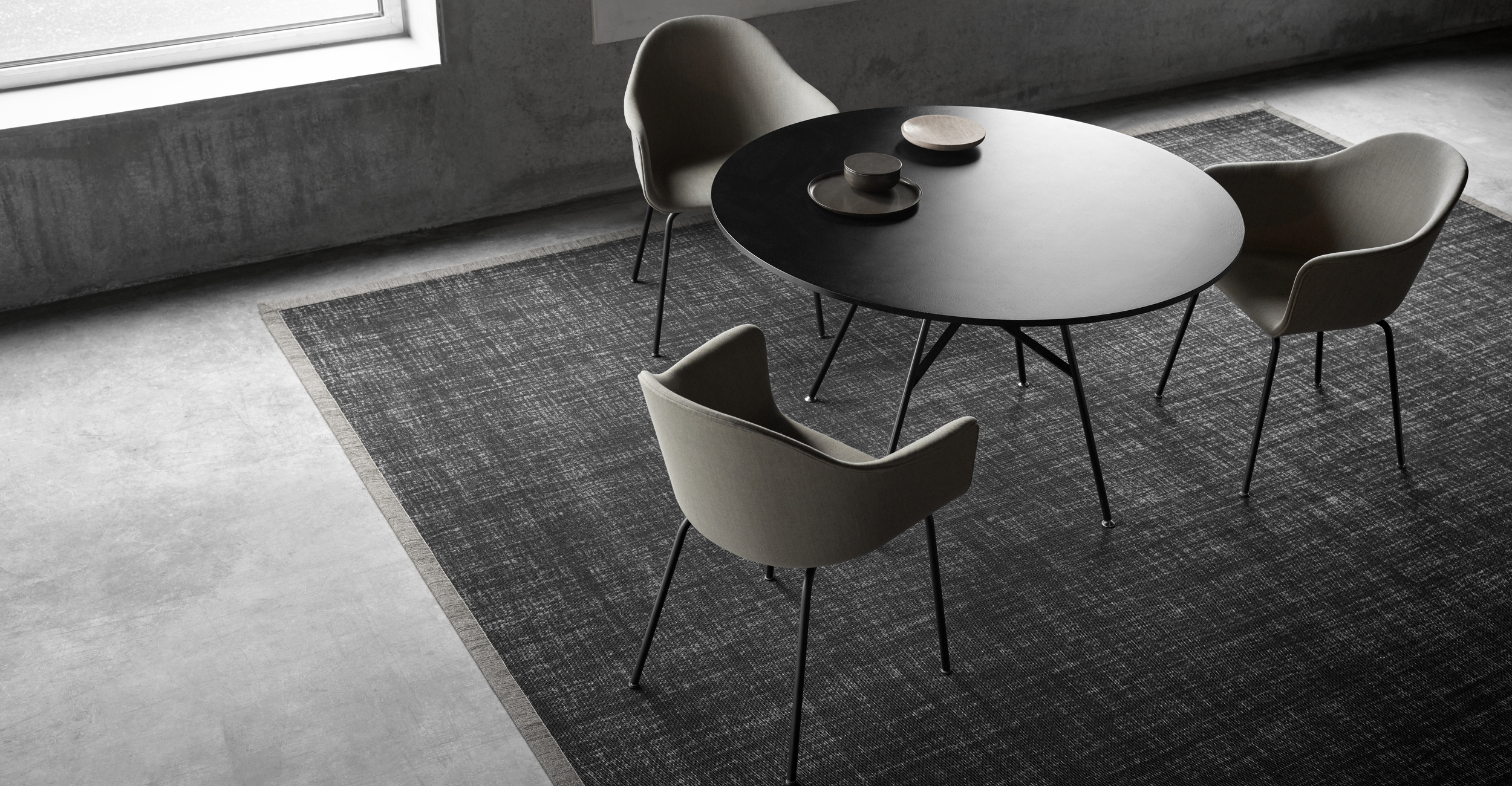 Optionen für Teppichränder