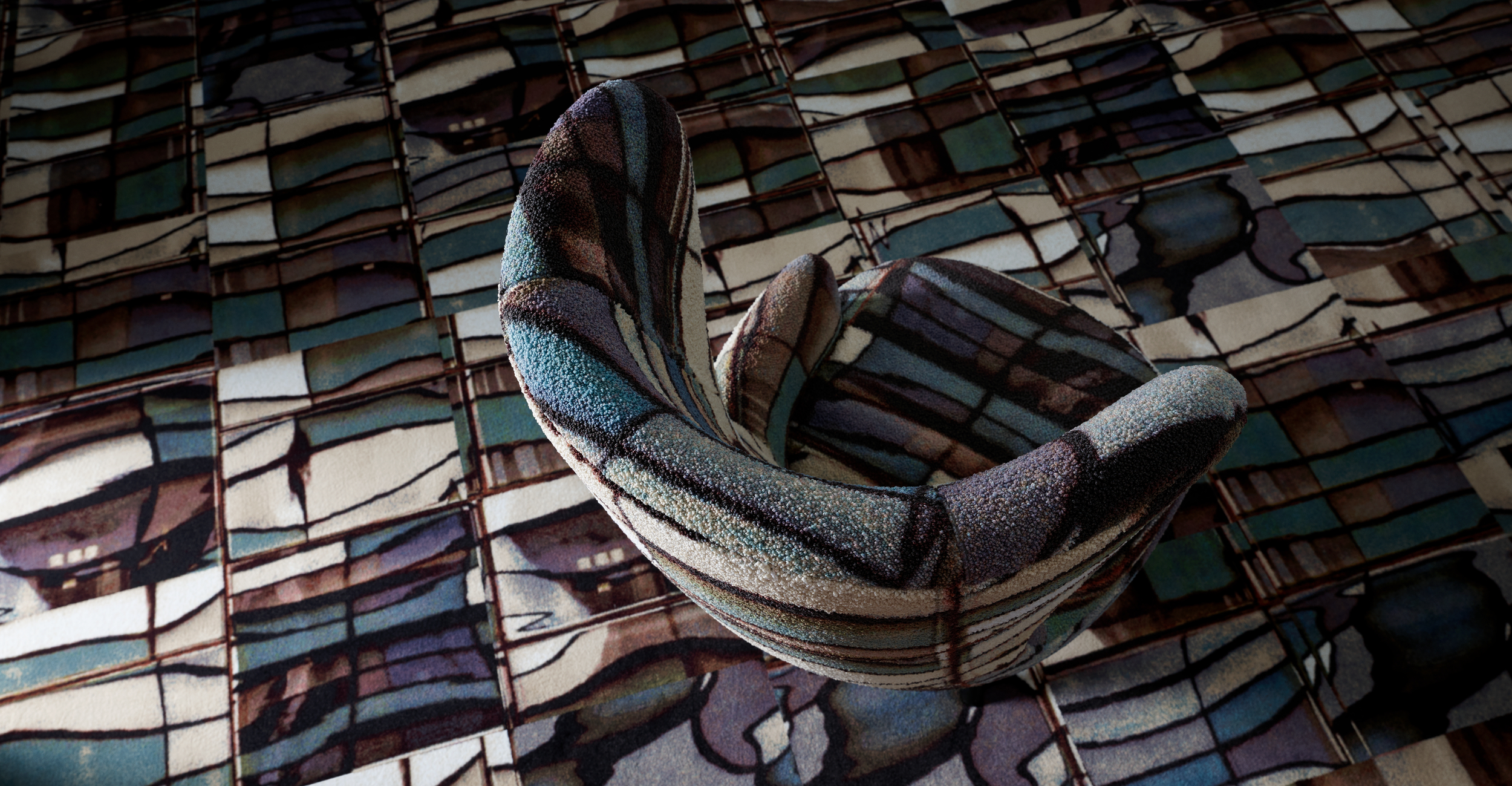 Industrial Landscape Tiles <br>by <br>Tom Dixon