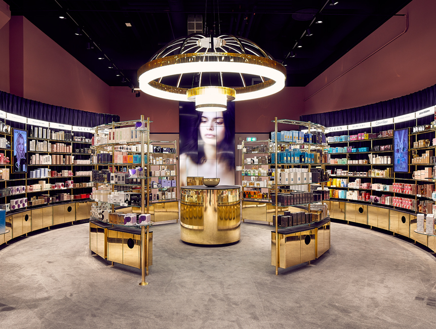 Entdecken Sie die Ladengestaltung von Beauty by Boozt